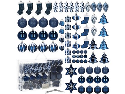 CA0851 SET DE GLOBURI DE CRĂCIUN 77 BUC.