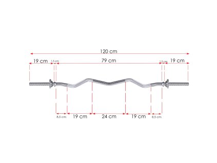 FA1050 AXĂ ÎNTRERUPTĂ 120 CM 25 MM