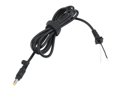 QUER Conector cu cablu 4,8/1,7 (18,5V/4,9A) galben KOM0264