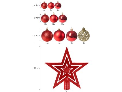 CA0122 SET DE BILE 6/4/3 CM 101 BUC.