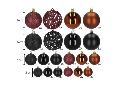 CA1165 SET BILE 3/4/6 CM 100 BUC.