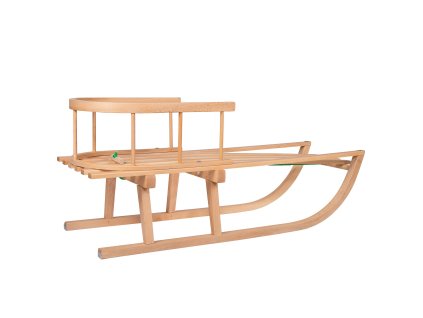 SAN001 Sănii din lemn cu spătar