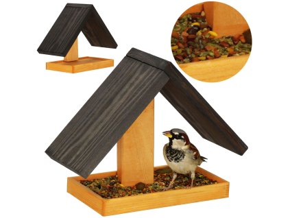 KA0002 HRĂNITOARE PENTRU PĂSĂRI "S" GRAFIT