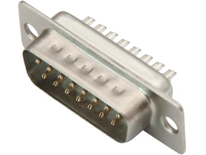 Conector DB15 D-SUB Masculin pentru Cablu