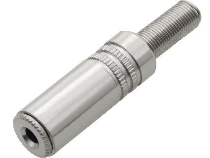 80092 conector audio metalic de 3 5 mm pentru cablu