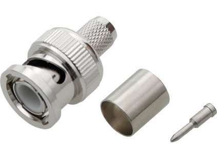 Conector BNC 75 Ohm pentru cabluri RG6U