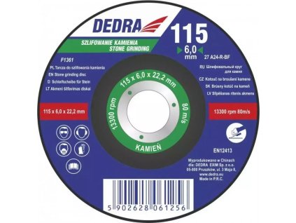 Disc abraziv pentru piatră 125x6,0x22,2 F1362