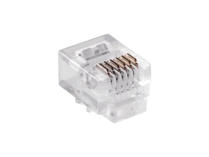 Conector telefonic 6P6C / RJ12, TEL0003