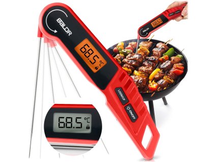 Termometru de bucătărie pentru carne cu sondă Baldr BD-130