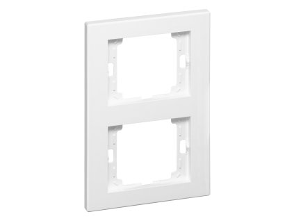 Cadru dublu vertical Onyx, Ra-2OP, alb