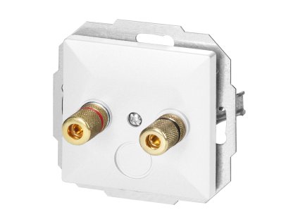 Priză de difuzor Pearl, PT-2PG, albă