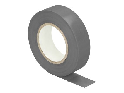 Set de bandă izolatoare, ignifugă, gri, 19mm lățime, 0.13mm grosime, 20m lungime, 10 bucăți