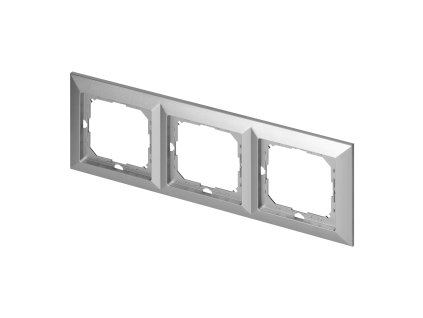 Rama triplă Perlă, Ra-3P, argintiu