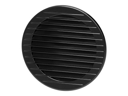 Grilaj de ventilație rotund cu plasă Ø150, grafit