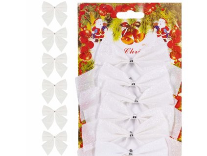 197903 ca1308 kokardki swiateczne 8 x 8 cm 6 szt M0