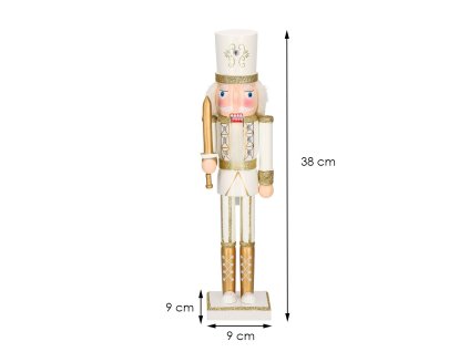 CA0816 DECORAȚIUNE DE CRĂCIUN SPĂRGĂTOR DE NUCI 38 CM