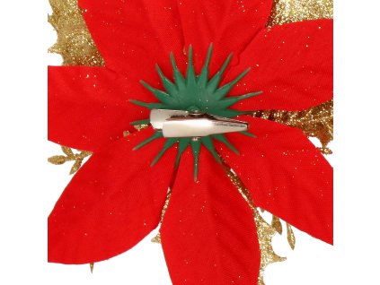 20100 ca0729 ozdoba swiateczna poinsettia 13x13 cm M0