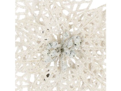 20380 ca0728 ozdoba swiateczna poinsettia 15 cm M0