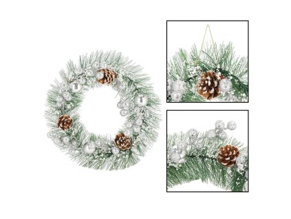 CA1023 DECORAȚIUNE DE CRĂCIUN "CORONIȚĂ" 22 CM