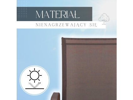 GF0105 SCAUN DE GRĂDINĂ 73 X 55,5 X 93 CM