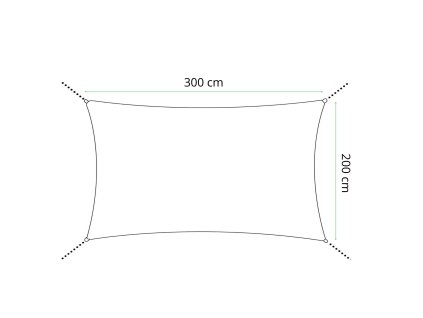 SN0061 UMBRELĂ PARASOLARĂ 3 X 2 M GRI ÎNCHIS