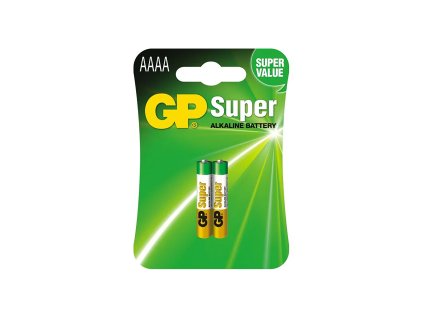 Baterie alcaline GP Super Alkaline AAAA 2buc/bl.