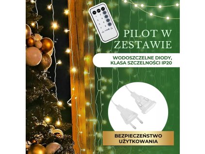 CL4054 CORTINĂ 200 LED-uri