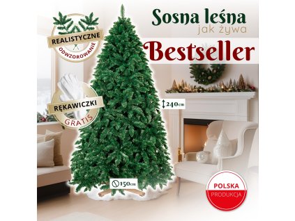 190955 ct0247 sosna lesna premium 240 cm M0