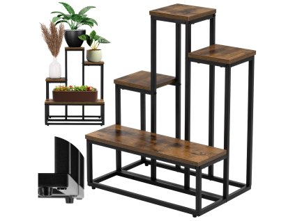 189540 ga0210 kwietnik metalowy 51 x 34 x 67 cm M0