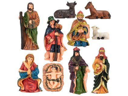 CA1030 DECORAȚIUNE DE CRĂCIUN "IESLE" 4-9 CM