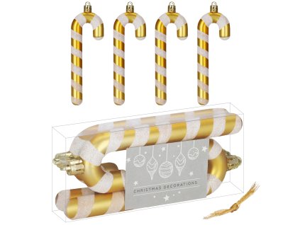 CA1334 DECORAȚIUNE DE BRAD 14 CM 4 BUC.