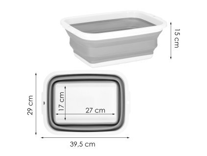 75797 ha5106 skladany pojemnik do przechowywania 40x29x155 cm 85l M0