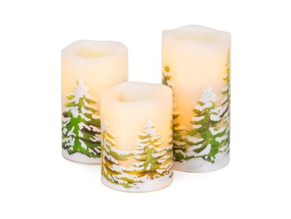 CA1455 SET LUMÂNĂRI LED 3 BUC.