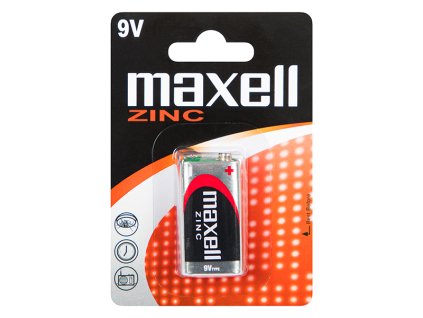 Baterie zinc-carbon 9V 6F22 Maxell