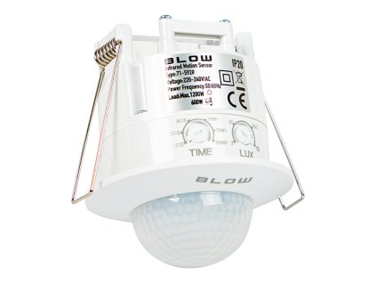 Senzor de mișcare tavan BLOW MS-02 360° îngropat alb