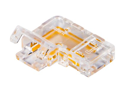 Conector pentru benzi LED tip "L" 8mm 2 pini COB