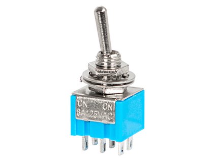 Comutator MTS 202 3A 250V dublu on-on