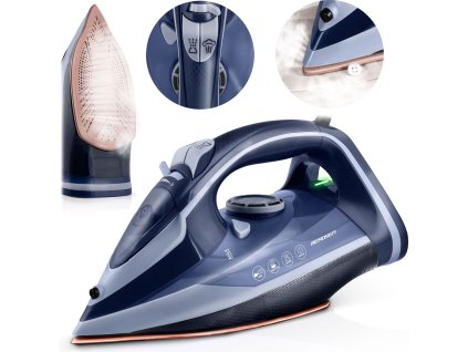 Fier de călcat cu abur 3000W Berdsen BD-330 înveliș ceramic, funcționare verticală