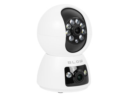 Cameră BLOW WiFi duală 3MP+3MP T-266 Tuya rotativă pentru supraveghere copii