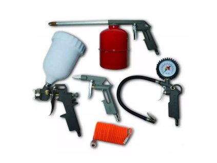 Accesorii pneumatice PANSAM A532009 5buc, pistol de vopsit cu rezervor superior