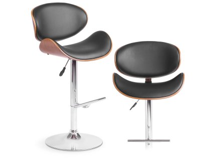 Scaun de bar Serri, negru