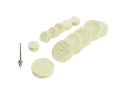 Set de 13 bucăți de bureți de poliere DEDRA 08T607