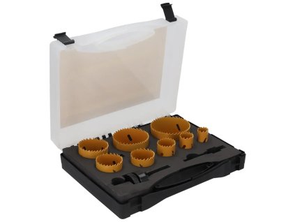 Set de burghie bimetalice DEDRA 08WZ03, 10 bucăți