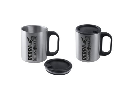 Cana din inox cu capac DEDRA DED69201