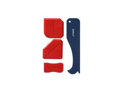 Spatule pentru silicon cu cutter DEDRA 15B086, set de 4 bucăți