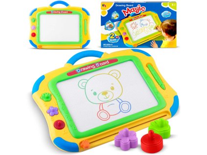 Tablă magnetică pentru desen galbenă 772101