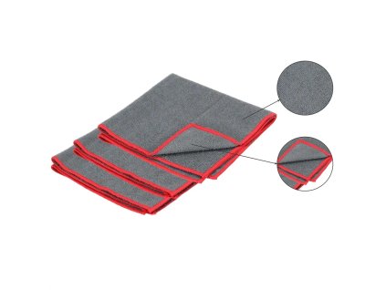 Set de cârpe universale din microfibră DEDRA 2001A40, 3 bucăți, dimensiuni 38x38cm