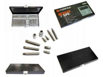set of spline hex bits torx bits 42 el