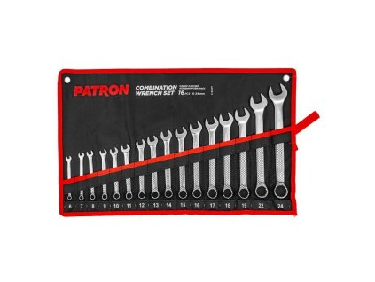 Set de chei cu capete plate 6-24mm 14 piese pe plachetă