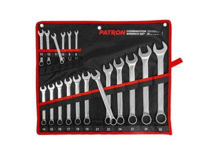 set of combination spanners 8 32 mm 18 el sheet
